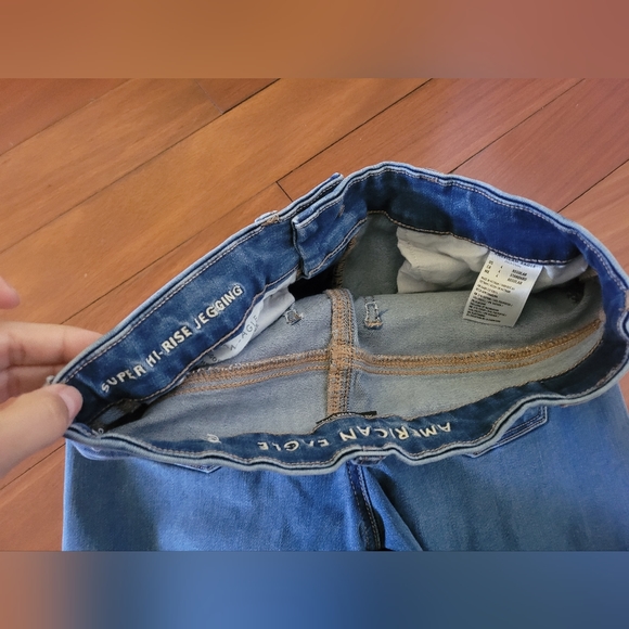 American Eagle forever soft high rise jeggings jeans 4 - Picture 4 of 4